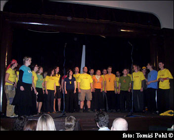 Soubor Kakofon na koncertě v Baráčnické rychtě