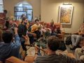 Pozdní noční jam session v hotelu Clew Bay, Westport
