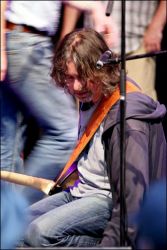 Luboš Malina klečící | foto: Renata Králová Luboš Malina klečící