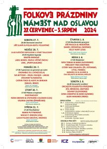 Aktuální program Folkových prázdnin 2024