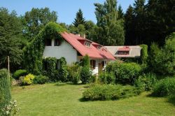 Chalupa letos sloužila pouze jako zázemí pro účinkující a hosty festivalu. | foto: Olina Chalupa letos sloužila pouze jako zázemí pro účinkující a hosty festivalu.