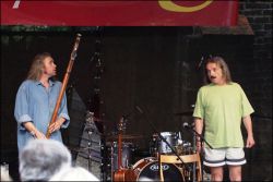 Swetja, fujára a Vlasta Redl | foto: Renata Králová Swetja, fujára a Vlasta Redl