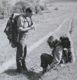 Miki Ryvola - vandr po Slovensku v roce 1964 | foto: Kronika Fort Hazardu (repro: Tony) Miki Ryvola - vandr po Slovensku v roce 1964