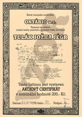 Akcie Tulák Jožka Jégr