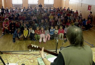 Slávek Janoušek a děti