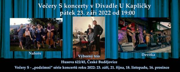 23. září na Večeru S zahrají