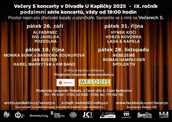 Večery S IX. ročník - podzim 2025