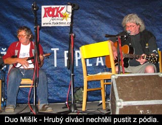 Pod komínem 2002 - Vláďa Mišík, Jan Hrubý - foto: Michal Pick ©
